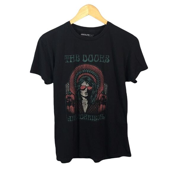 Tops - WS1029 Women’s Absolute Cult THE DOORS Jim Morrison Rock Band Graphic T Shirt L